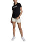 ფოტო #3 პროდუქტის Women's Spirited Logo Crewneck Cotton T-Shirt