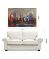 Фото #9 товара The Regatta 2 Mixed Media Iron Hand Painted Dimensional Wall Art, 32" x 48" x 2.4"