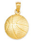ფოტო #1 პროდუქტის 14k Gold Charm, Basketball Charm
