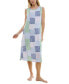 Women's Printed Sleeveless Nightgown