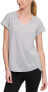 Фото #1 товара Футболка Calvin Klein Performance 275906 Rolled Cuff Short Sleeve, цвет жемчужно-серый, размер XS
