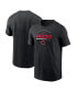 ფოტო #1 პროდუქტის Men's Black Cincinnati Reds Team Engineered Performance T-shirt