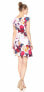 Фото #3 товара Julia Jordan 161052 Women's Ruffle Sleeve Floral Fit and flare Dress Multi Sz. 6