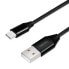 LogiLink CU0139 - 0.3 m - USB A - USB C - USB 2.0 - 480 Mbit/s - Black