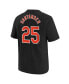 ფოტო #3 პროდუქტის Big Boys Anthony Santander Black Baltimore Orioles Player Name and Number T-shirt