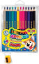 Фото #1 товара Цветные карандаши Astra TARGI Astrino округлые jumbo 12=24 цвета в дереве + темперовка