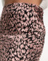 Miss Selfridge velvet devore maxi skirt in animal 34 - фото #10