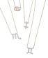 ფოტო #7 პროდუქტის Diamond Zodiac Pendant Necklace (1/10 ct. t.w.) in 14K Yellow Gold or 14K White Gold