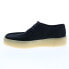 Фото #5 товара Clarks Wallabee Cup 26158144 Mens Black Oxfords & Lace Ups Casual Shoes