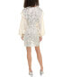 Iro Surplice Silk & Linen-Blend Mini Dress Women's