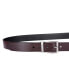 ფოტო #2 პროდუქტის Men's Pattern Transformation Leather Belt