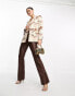 Twisted Tailor camo suit jacket in beige