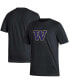 Фото #1 товара Men's Black Washington Huskies Logo Fresh T-shirt