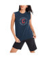 Фото #1 товара Women's Navy Cleveland Guardians Madison Tri-Blend Tank Top