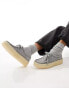 Clark Originals Cupsole shoes in dark grey suede