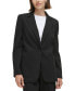 Фото #1 товара Petite Notched-Collar One-Button Jacket