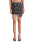 ფოტო #1 პროდუქტის Women's Kyla Wrap-Front Denim Mini Skirt