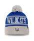 Фото #2 товара Men's Royal Kentucky Wildcats Draft Cuffed Knit Hat with Pom