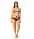 Anne Cole Underwire Surplice Tri Tankini Multi 36B/34C