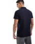 Фото #8 товара Tommy Hilfiger global stripe monotype regular polo shirt in Navy