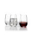 Voice Basic Stemless Glasses, Set of 4