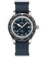 ფოტო #1 პროდუქტის Men's Swiss Automatic DS PH200M Blue Synthetic Strap Watch 43mm