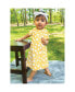 ფოტო #8 პროდუქტის Baby Girls Cotton Short-Sleeve Dresses 2pk, Yellow Daisy