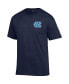 Фото #3 товара Men's Navy North Carolina Tar Heels Stack 2-Hit T-shirt