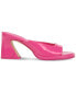 ფოტო #2 პროდუქტის Women's Hadie Square-Toe Slip-On Dress Sandals