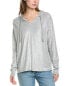 Majestic Filatures Soft Touch Metallic Hoodie Women's