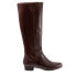 Фото #1 товара Trotters Misty T2165-200 Womens Brown Leather Zipper Knee High Boots 6.5