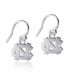 Women's North Carolina Tar Heels Silver-Tone Dangle Earrings