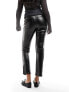 Фото #2 товара River Island coated straight jeans in black