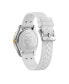 Women's Eclipse Three Hand Quartz White Silicone 36MM