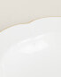 Rimmed bone china soup plate