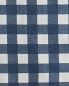 Resin-coated gingham check tablecloth Синий, 150 x 150 cm - фото #7