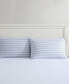 Фото #2 товара Beaux Stripe Cotton Percale Standard Pillowcase Pair