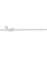 Фото #3 товара EFFY® Diamond Halo 18" Pendant Necklace (5/8 ct. t.w.) in 14k White Gold