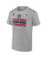 Фото #4 товара Men's Heather Gray Florida Panthers 2024 Eastern Conference Champions Locker Room Big Tall T-Shirt