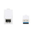Фото #8 товара Manhattan USB-A Gigabit Network Adapter - White - 10/100/1000 Mbps Network - USB 3.0 - Equivalent to USB31000SW - Ethernet - RJ45 - Three Year Warranty - Blister - Wired - USB - Ethernet - 1000 Mbit/s - White