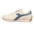 Фото #3 товара Diadora Equipe H Canvas Stone Wash Lace Up Mens Off White Sneakers Casual Shoes