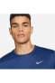 Dri-Fit UV Miler Running Short-Sleeve Lacivert Erkek Koşu T-shirt