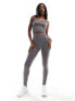 Фото #2 товара ASOS 4505 seamless contouring leggings in grey