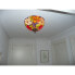 Ceiling Light Viro Güell Red Iron 60 W 40 x 25 x 40 cm