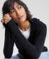 Women's 100% Cashmere Zip Hoodie, Created for Macy's