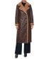 ფოტო #1 პროდუქტის Women's Faux-Shearling Longline Coat