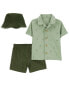 Baby 3-Piece Little Short & Hat Set 24M