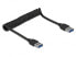 Фото #1 товара Delock 85348 - 1.2 m - USB A - USB A - USB 3.2 Gen 1 (3.1 Gen 1) - 5000 Mbit/s - Black