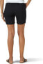 Lee 291014 Women's Regular Fit Chino Walkshort, Black, Size 6