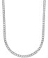 ფოტო #1 პროდუქტის Men's Curb Chain Necklace in Sterling Silver